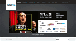 Desktop Screenshot of hillelrio.org.br