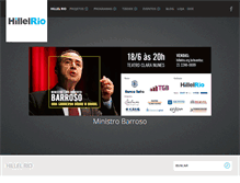 Tablet Screenshot of hillelrio.org.br